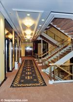 ID 2817 AURORA (2000/76152grt/IMO 9169524) - Elevator lobby and inter-deck staircase, C Deck.
